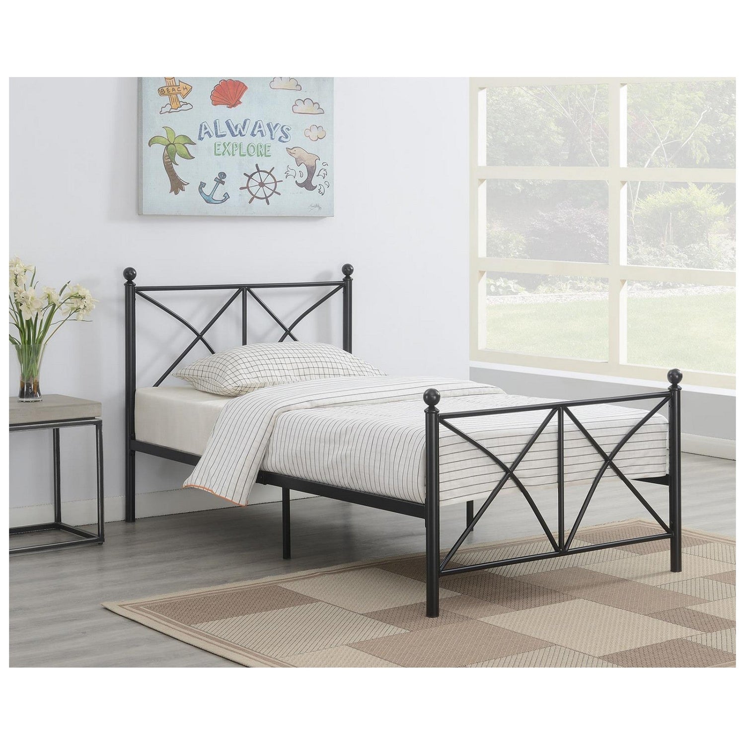 Hart Metal Platform Bed 422755F