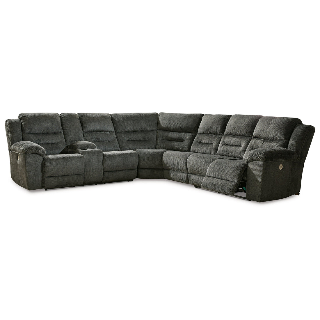 Nettington 4-Piece Power Reclining Sectional Ash-44101S3