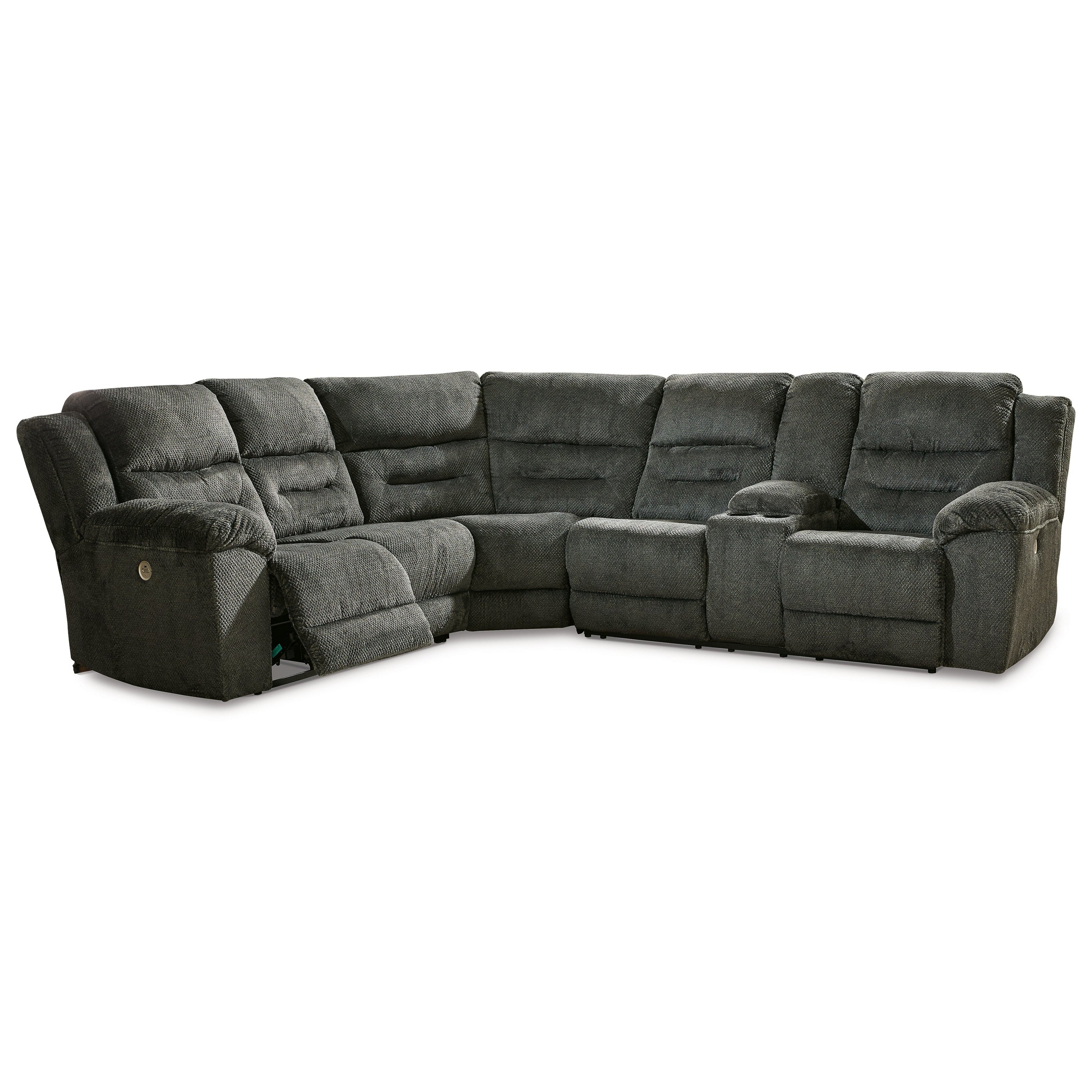 Nettington 3-Piece Power Reclining Sectional Ash-44101S2