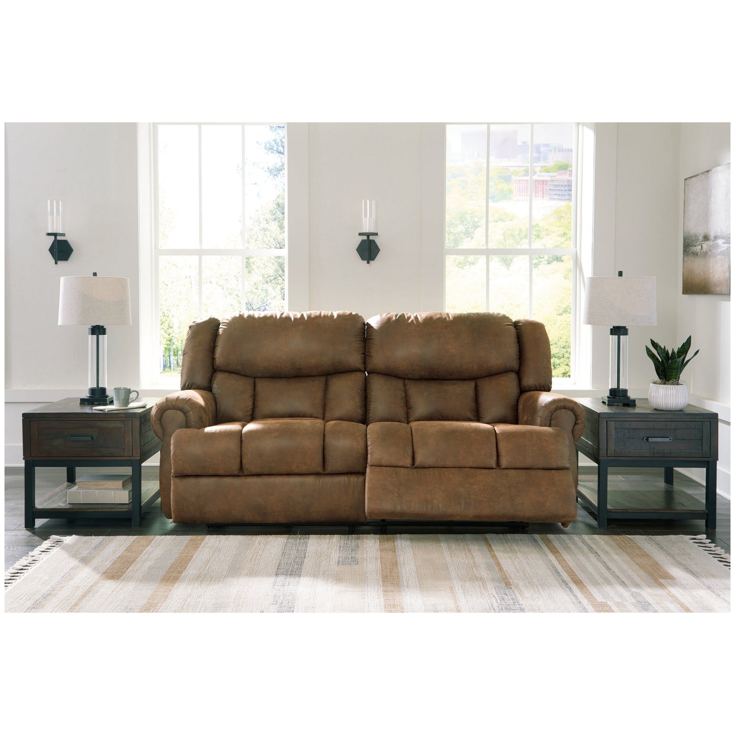 Boothbay Reclining Sofa Ash-4470481