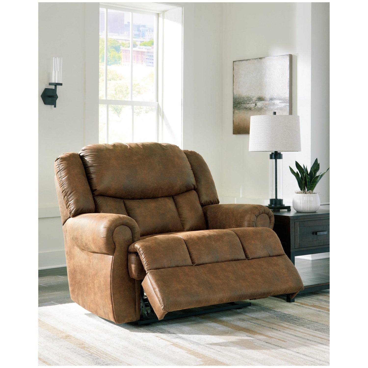 Boothbay Oversized Power Recliner Ash-4470482