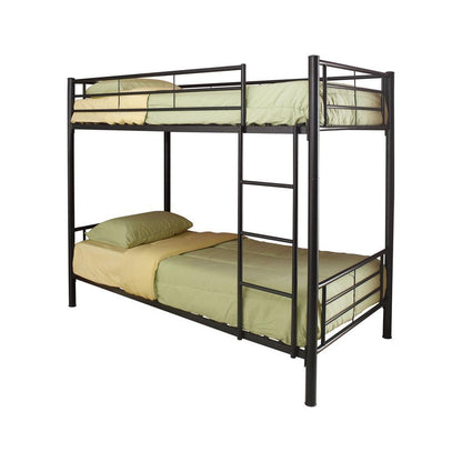 Hayward Twin over Twin Bunk Bed Black 460072B