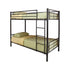 Hayward Twin over Twin Bunk Bed Black 460072B