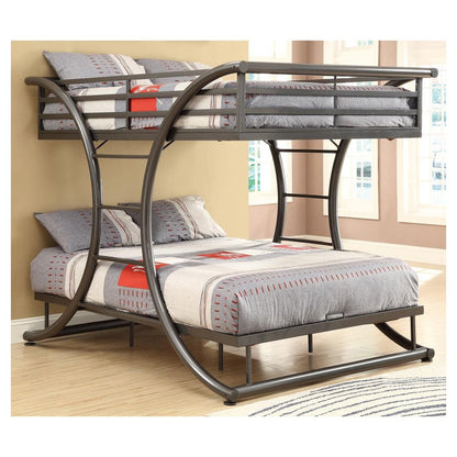 Stephan Full over Full Bunk Bed Gunmetal 460078