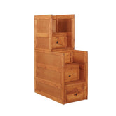 Wrangle Hill 4-drawer Stairway Chest Amber Wash 460098