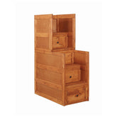 Wrangle Hill 4-drawer Stairway Chest Amber Wash 460098