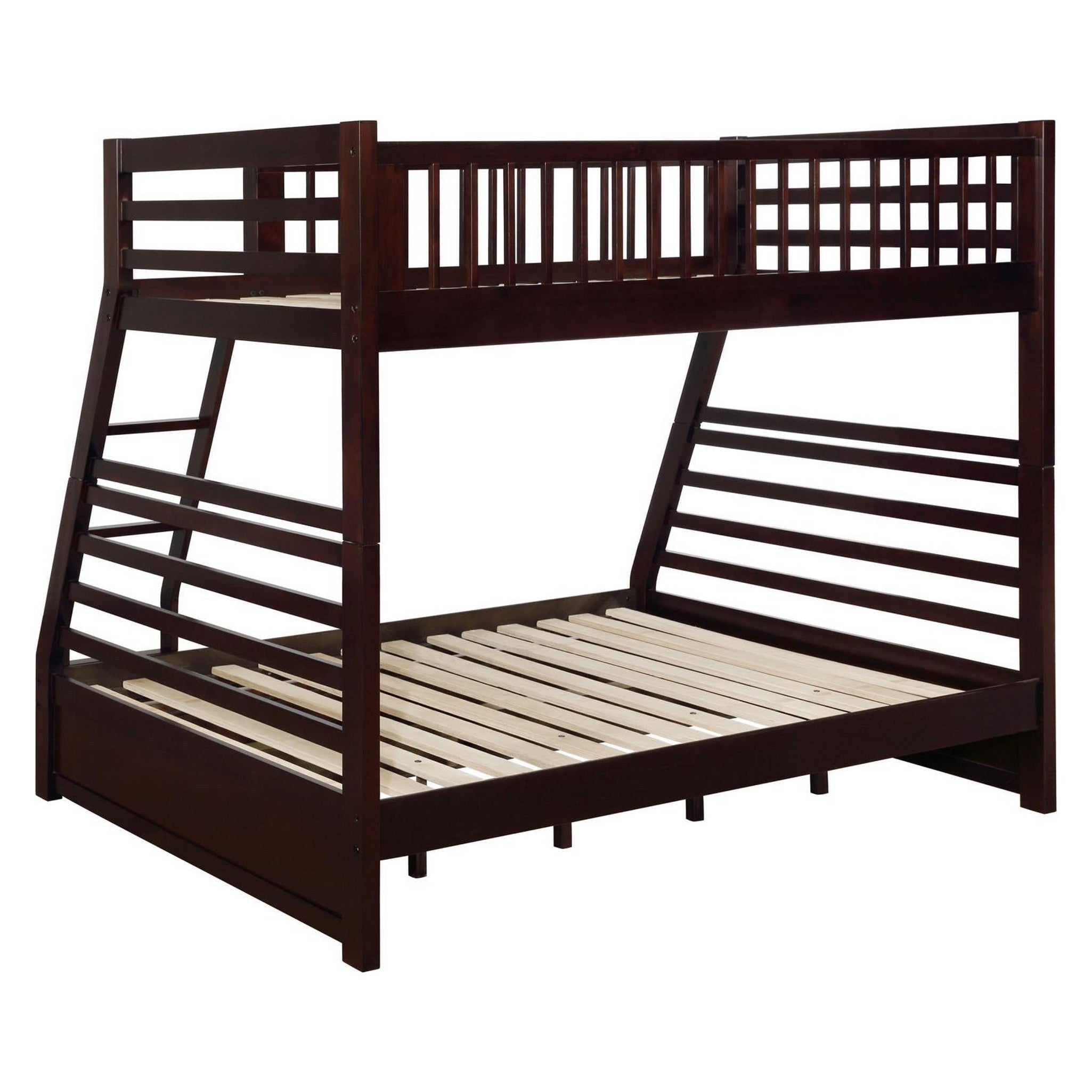 Ashton Twin over Full 2-drawer Bunk Bed Cappuccino 460184