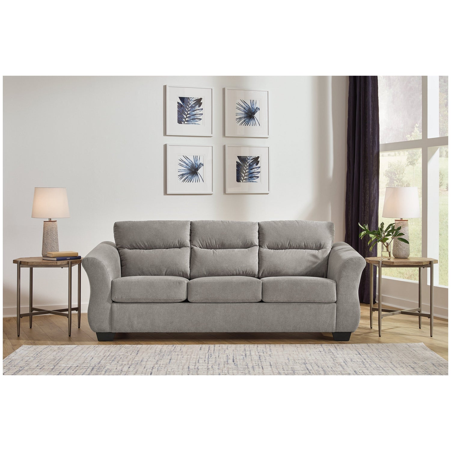 Miravel Queen Sofa Sleeper Ash-4620639