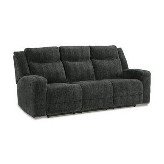 Martinglenn Reclining Sofa with Drop Down Table Ash-4650489