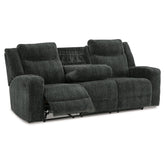 Martinglenn Reclining Sofa with Drop Down Table Ash-4650489