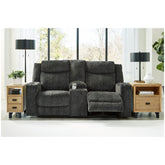 Martinglenn Reclining Loveseat with Console Ash-4650494