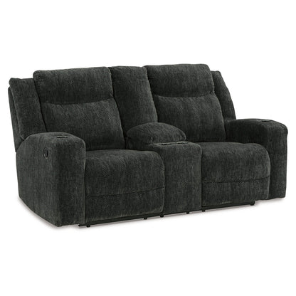 Martinglenn Reclining Loveseat with Console Ash-4650494