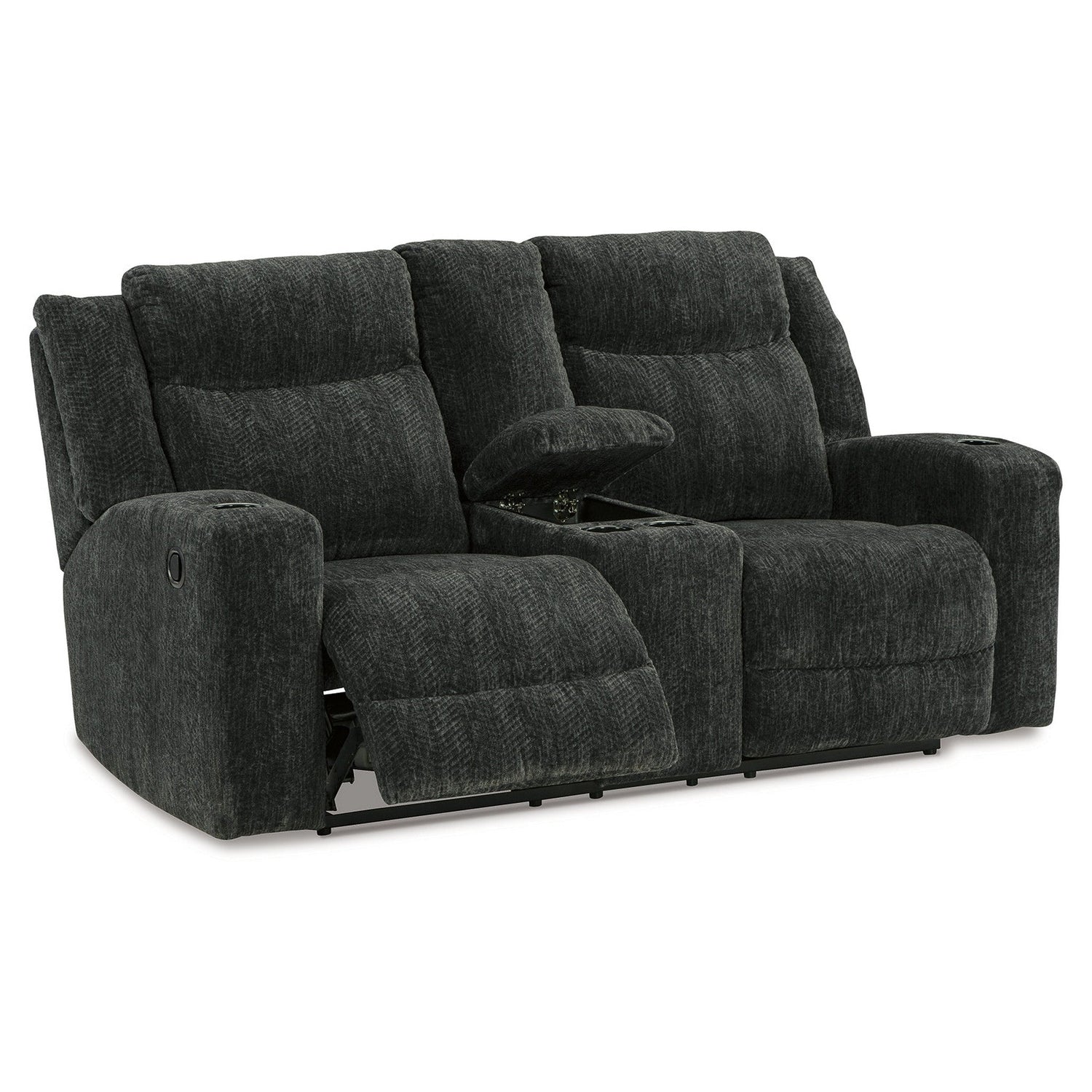 Martinglenn Reclining Loveseat with Console Ash-4650494