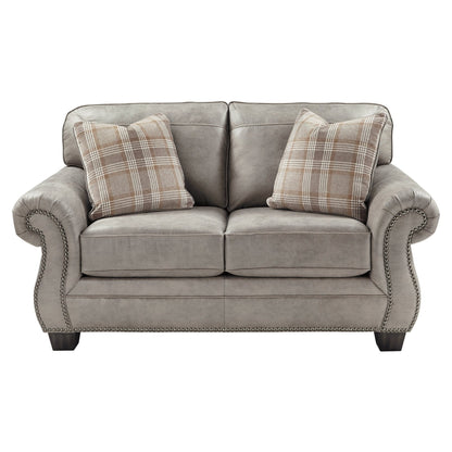 Olsberg Sofa and Loveseat with Chair and Ottoman Ash-48701U3