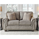 Olsberg Sofa and Loveseat with Chair and Ottoman Ash-48701U3