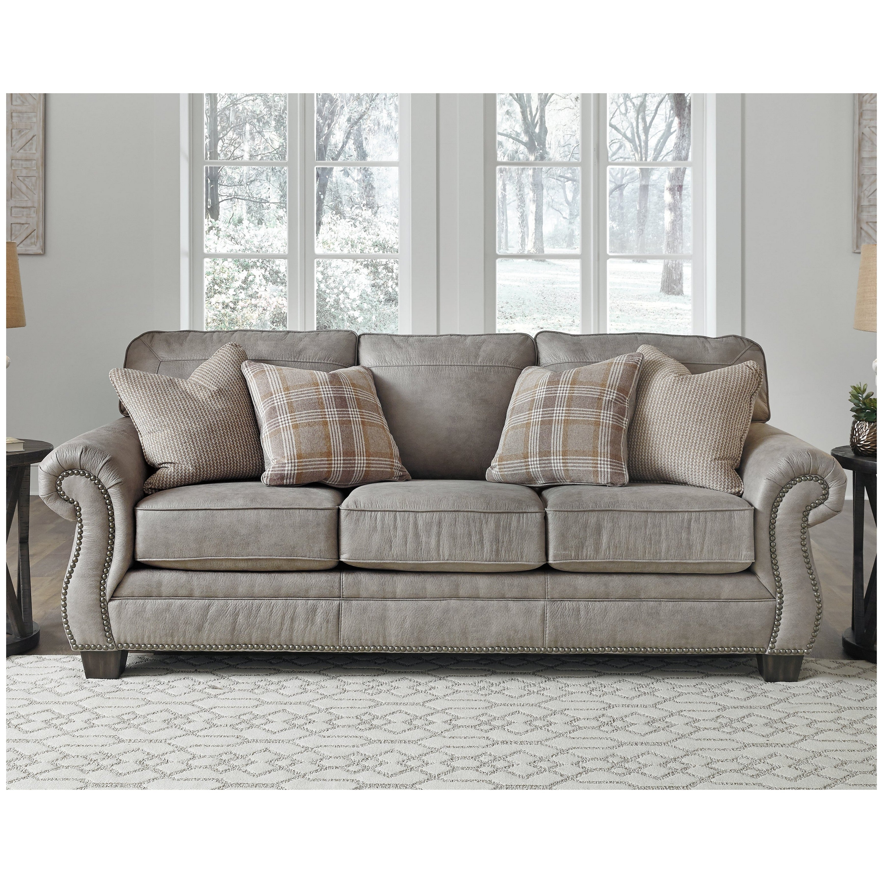 Olsberg Sofa and Loveseat Ash-48701U1