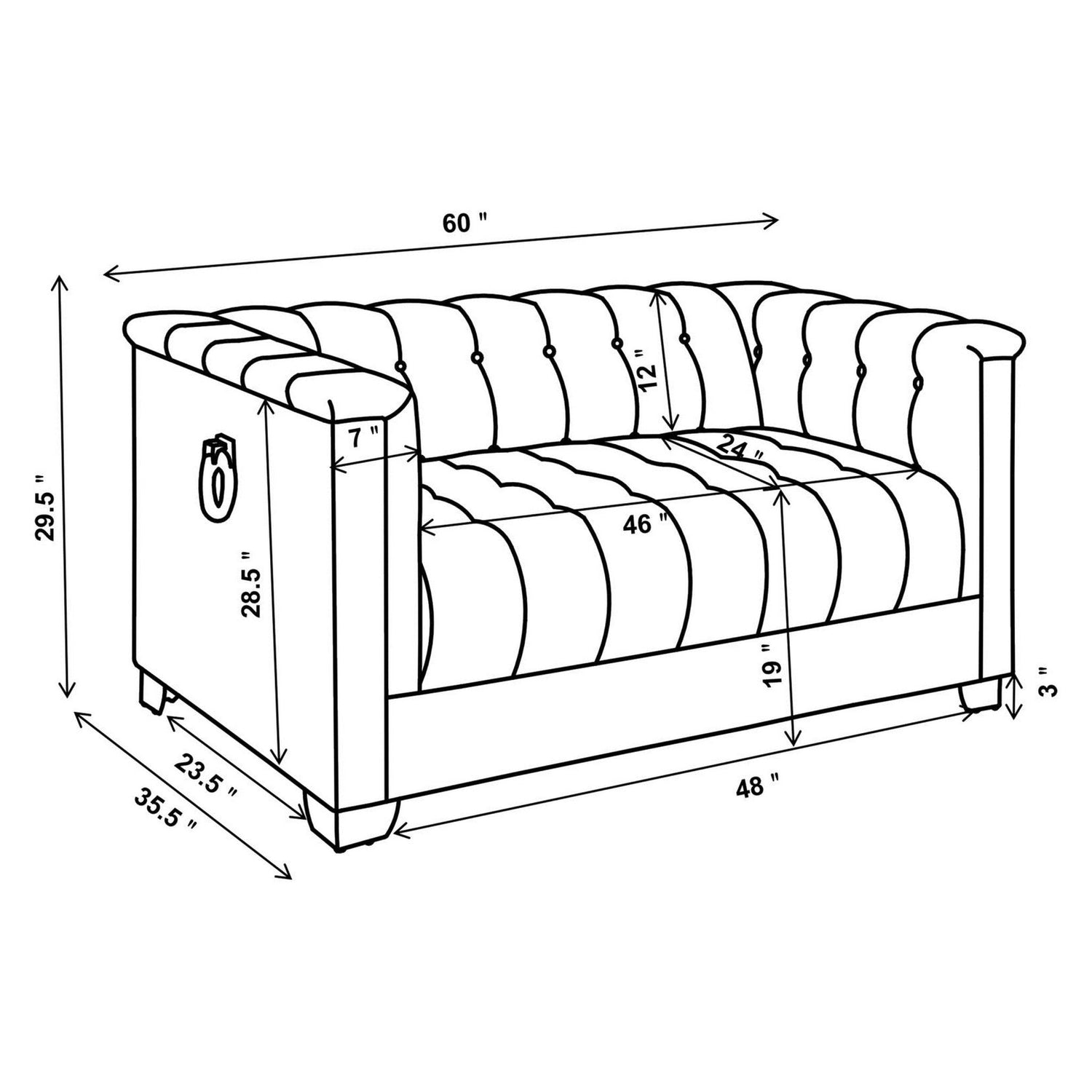 SOFA 4 PC SET 505391-S4