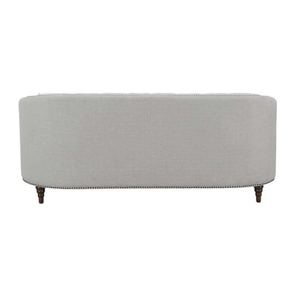 Avonlea Sloped Arm Upholstered Sofa Trim Grey 505641