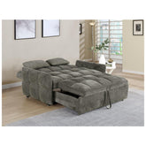 Cotswold Tufted Cushion Sleeper Sofa Bed Brown 508308