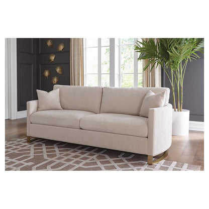 Corliss Upholstered Arched Arms Sofa Beige 508821