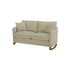 Corliss Upholstered Arched Arms Loveseat Beige 508822