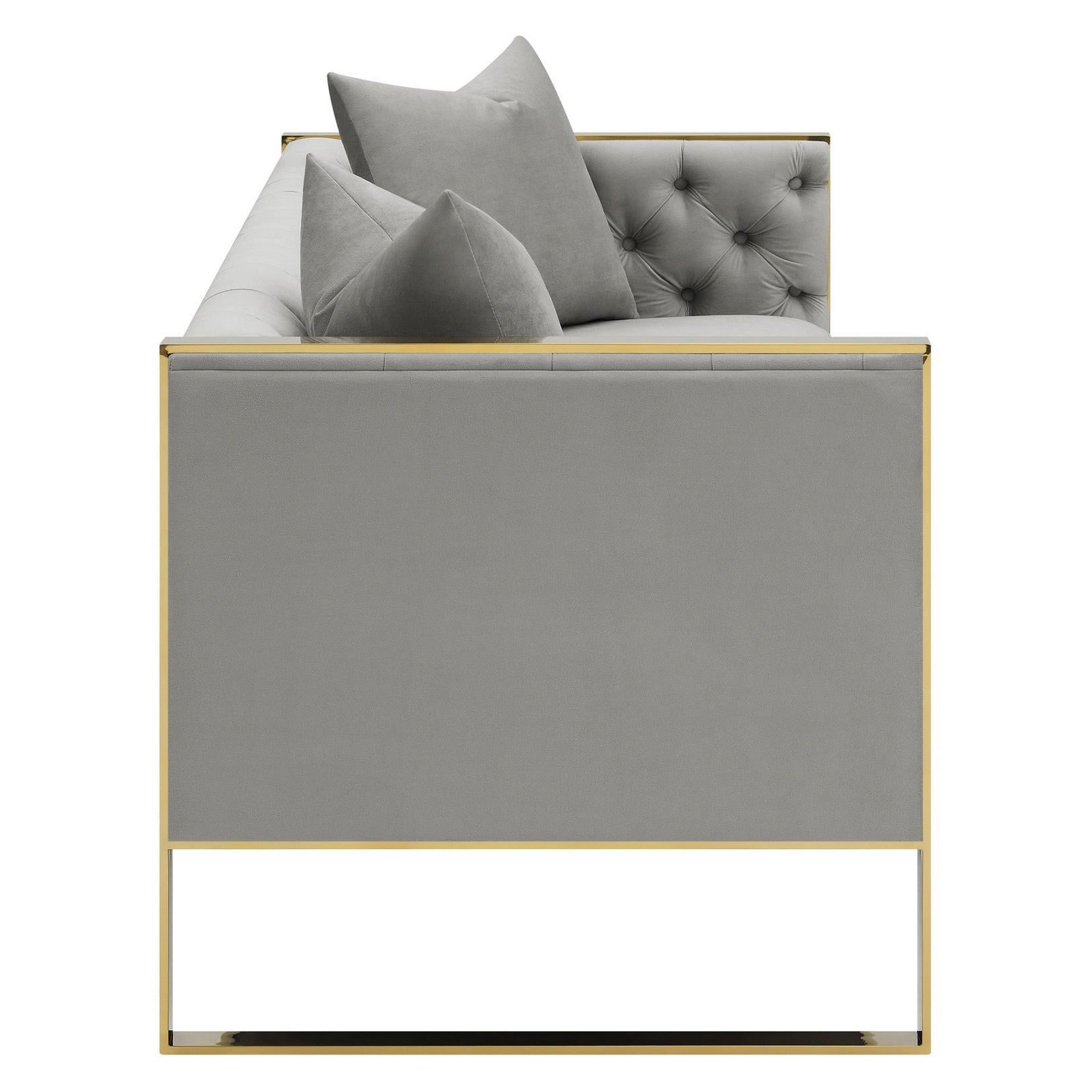 Eastbrook Tufted Back Sofa Grey 509111