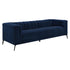 Chalet 2-piece Tuxedo Arm Living Room Set Blue 509211-S2