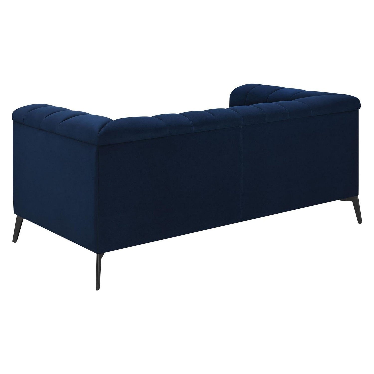 Chalet 2-piece Tuxedo Arm Living Room Set Blue 509211-S2