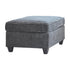 Mccord Upholstered Ottoman Dark Grey 509348