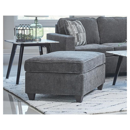 Mccord Upholstered Ottoman Dark Grey 509348