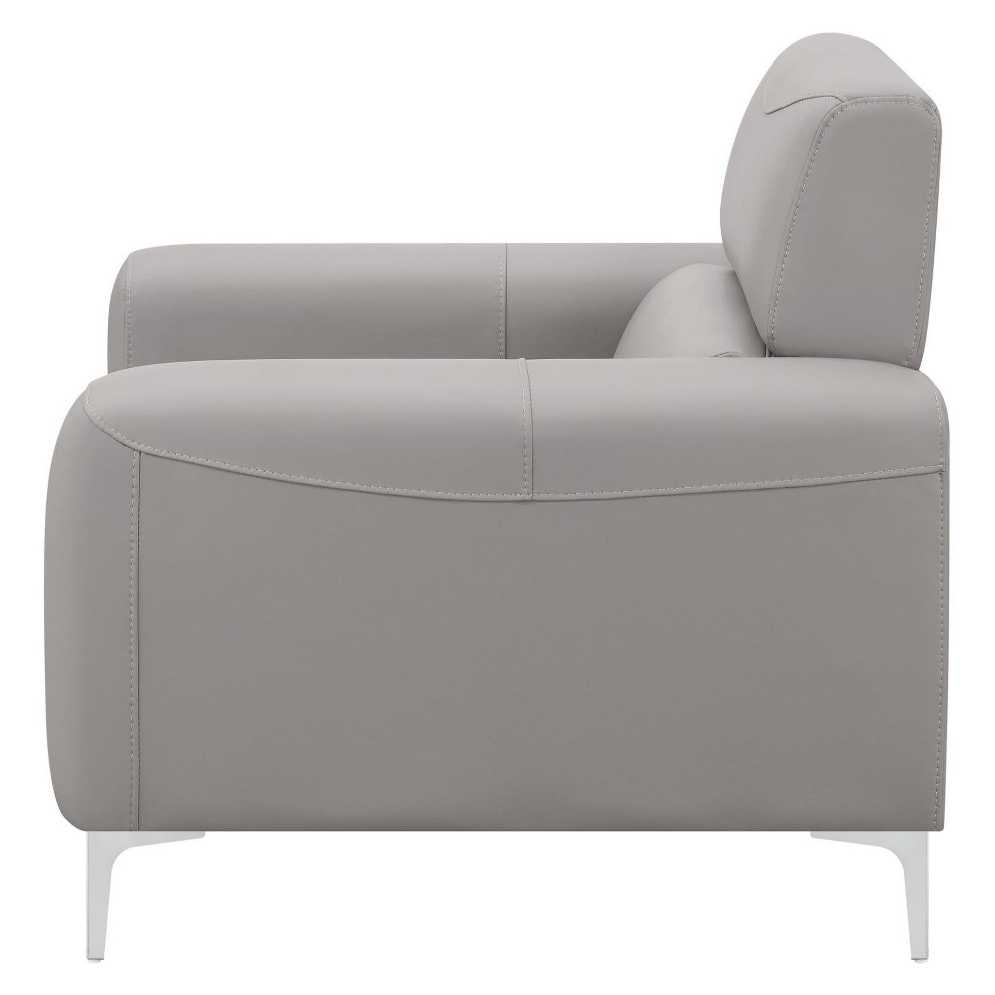 Glenmark Track Arm Upholstered Chair Taupe 509733