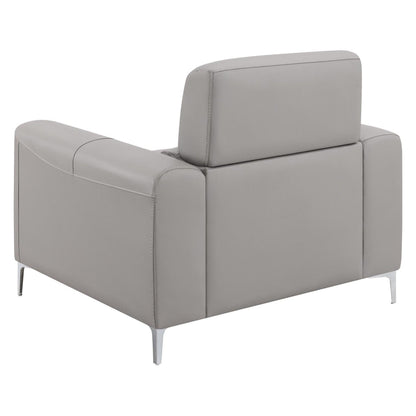 Glenmark Track Arm Upholstered Chair Taupe 509733