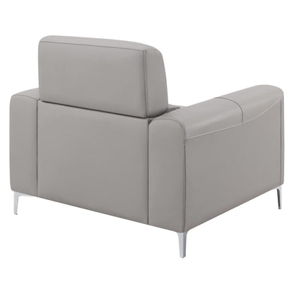 Glenmark Track Arm Upholstered Chair Taupe 509733