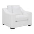 Ashlyn Upholstered Sloped Arms Chair White 509893