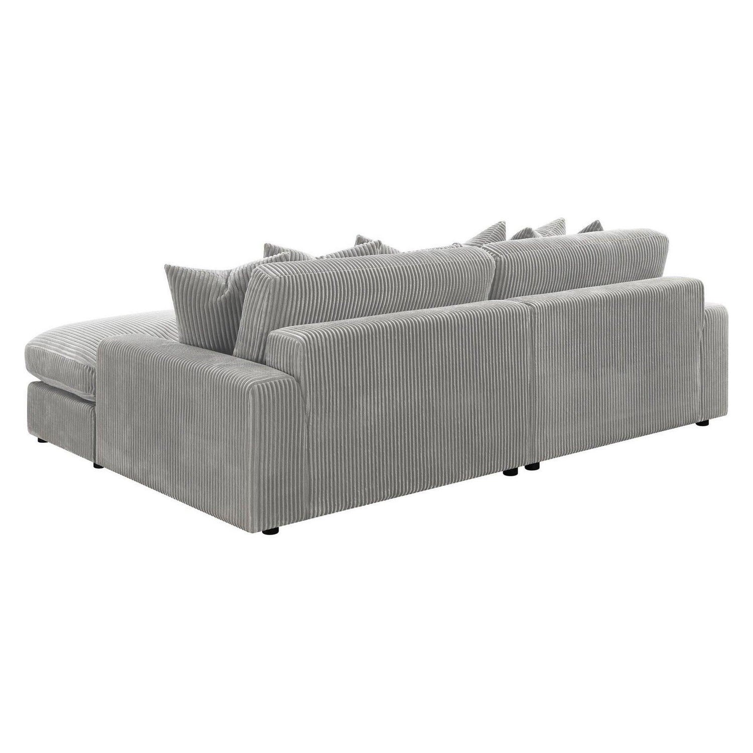 Blaine Upholstered Reversible Sectional Fog 509900