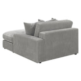 Blaine Upholstered Reversible Sectional Fog 509900