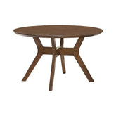 ROUND DINING TBL, MINDY VENEER 5492-52