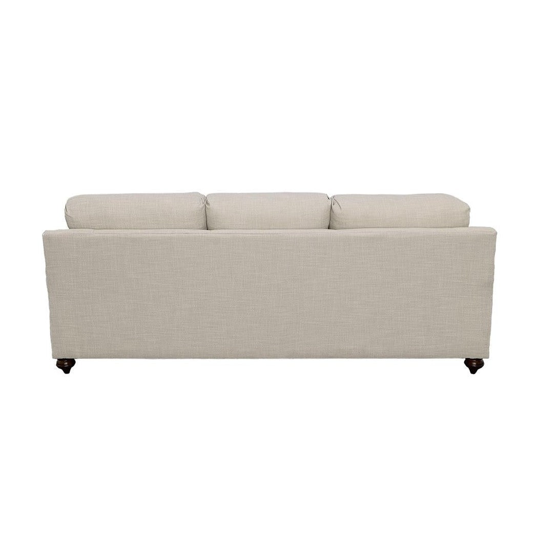 Glenn Recessed Arms Sofa Light Grey 511091