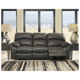 Dunwell Power Reclining Sofa and Loveseat Ash-51602U1