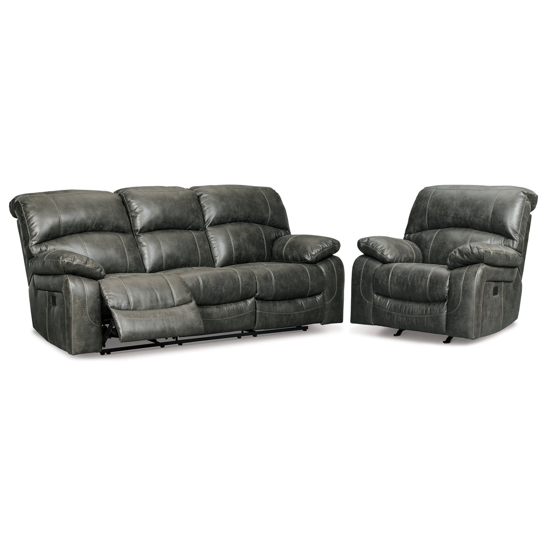 Dunwell Power Reclining Sofa with Power Recliner Ash-51601U2