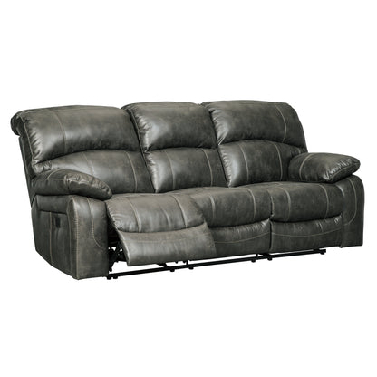 Dunwell Power Reclining Sofa and Loveseat with Power Recliner Ash-51601U3