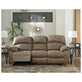 Dunwell Power Reclining Sofa and Loveseat Ash-51602U1