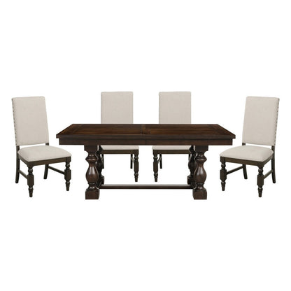 5pc set (TABLE + 4 SIDE CHAIRS) 5167-96*5FS