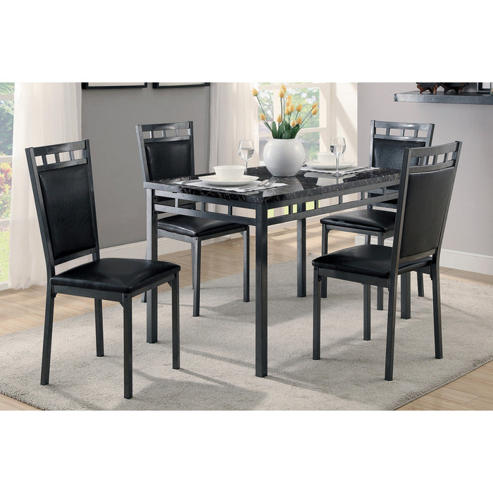 Faux marble dinette online set