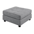 Claude Tufted Cushion Back Ottoman Dove 551006