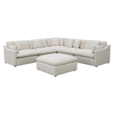 Hobson 6-piece Reversible Cushion Modular Sectional Off-White 551451-SET