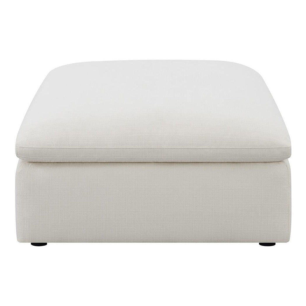 Hobson Cushion Seat Ottoman Off-White 551453