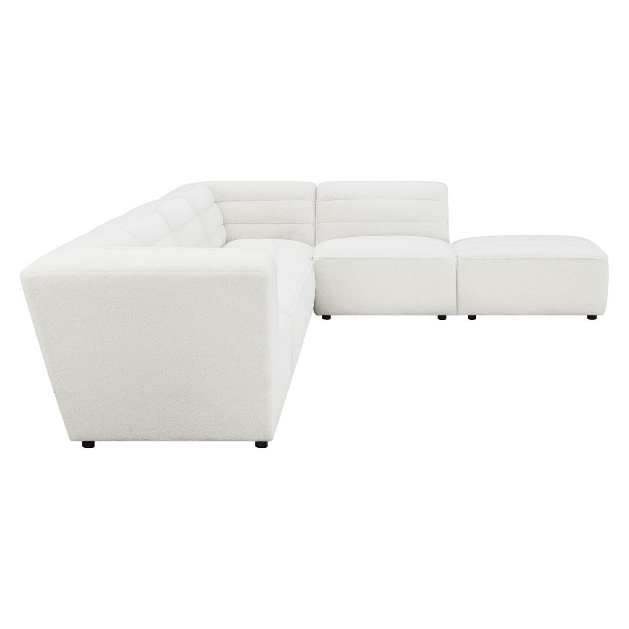 Sunny 6-piece Upholstered Sectional Natural 551621-SET