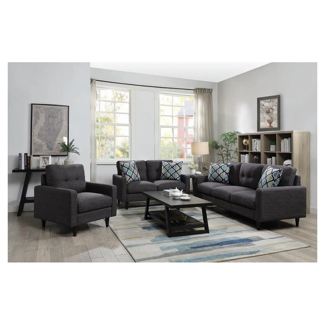 Watsonville Tufted Back Chair Grey 552003