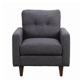 Watsonville Tufted Back Chair Grey 552003